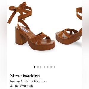 Steve Madden tie up heels